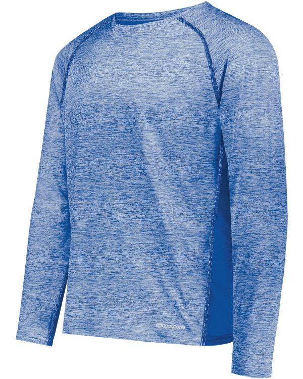 Holloway Men's Electrify Coolcore Long Sleeve T-Shirt - Image 2