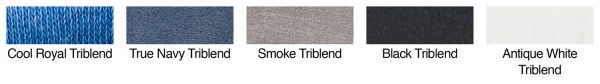 J America Adult Triblend Fleece Quarter-Zip - Image 3