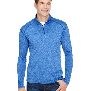 A4 Men's Tonal Space-Dye Quarter Zip