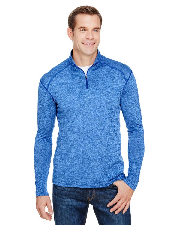 A4 Men's Tonal Space-Dye Quarter Zip