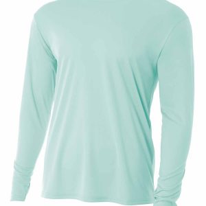 A4 Youth Long Sleeve Cooling Performance Crew Shirt