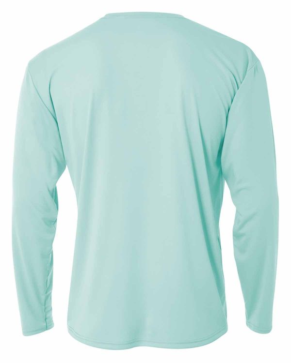 A4 Youth Long Sleeve Cooling Performance Crew Shirt - Image 2