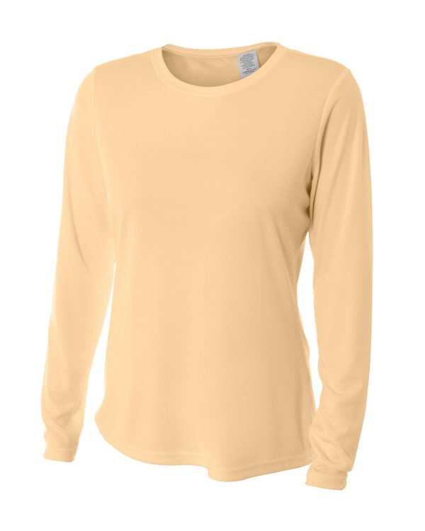 A4 Ladies' Long Sleeve Cooling Performance Crew Shirt