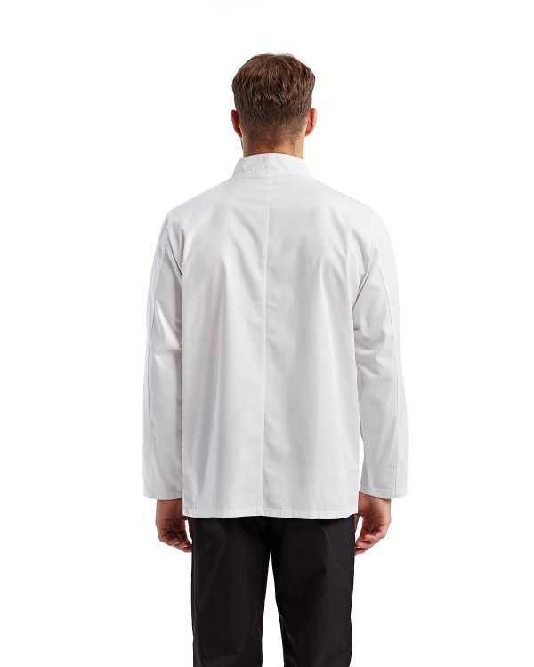 Artisan Collection by Reprime Unisex Long-Sleeve Recycled Chef's Coat - Image 2